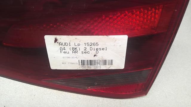 Feu arriere secondaire droit (feux) AUDI A4 3 PHASE 1 Diesel - 1