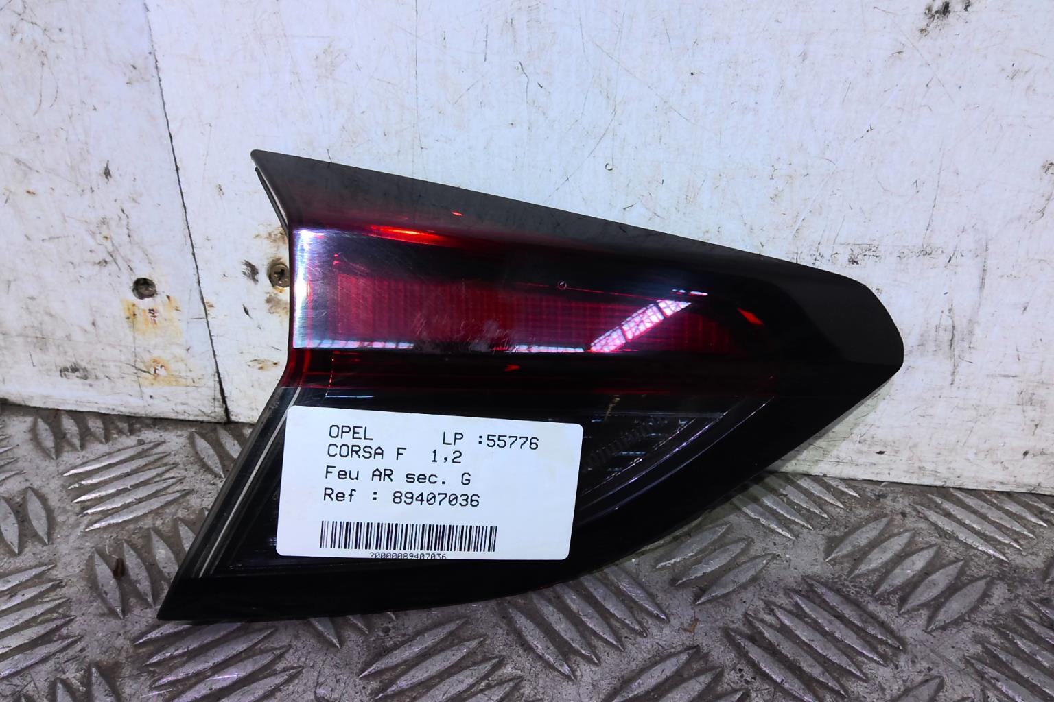 Gruppo ottico posteriore secondario sinistro (luci) OPEL CORSA F PHASE 1 Gasolina - 1
