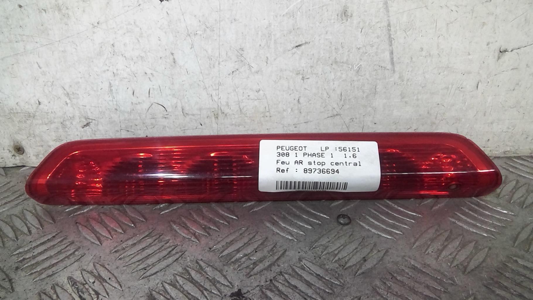 Luce stop centrale PEUGEOT 308 1 PHASE 1 Diésel - 1