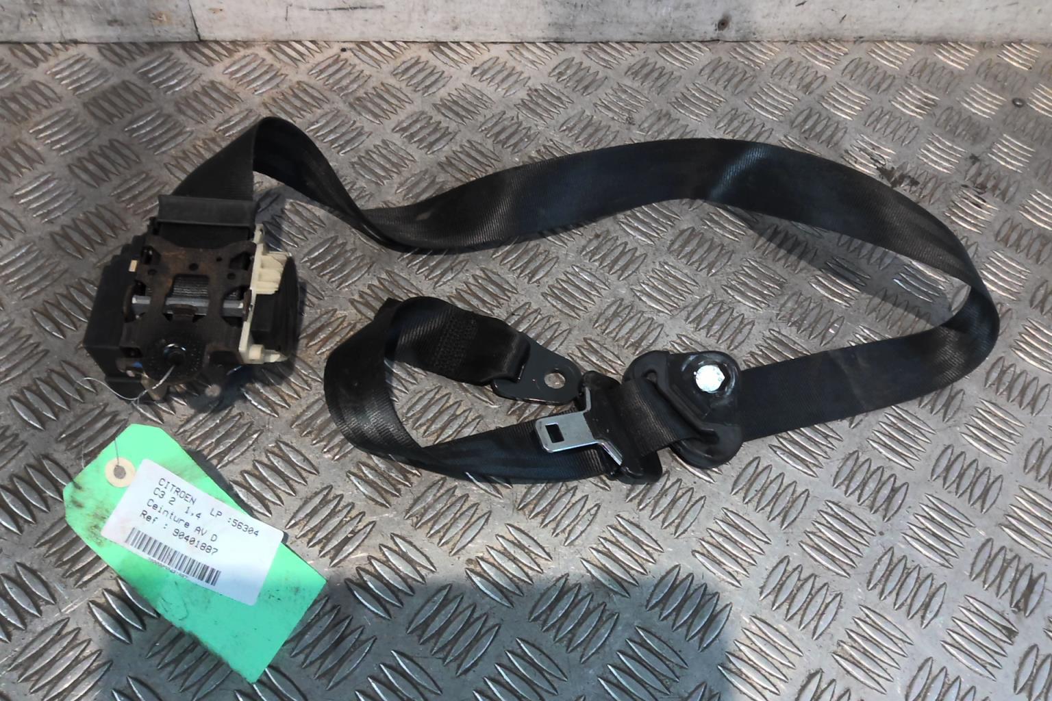 Cintura di sicurezza anteriore destra CITROEN C3 1 PHASE 2  - 1