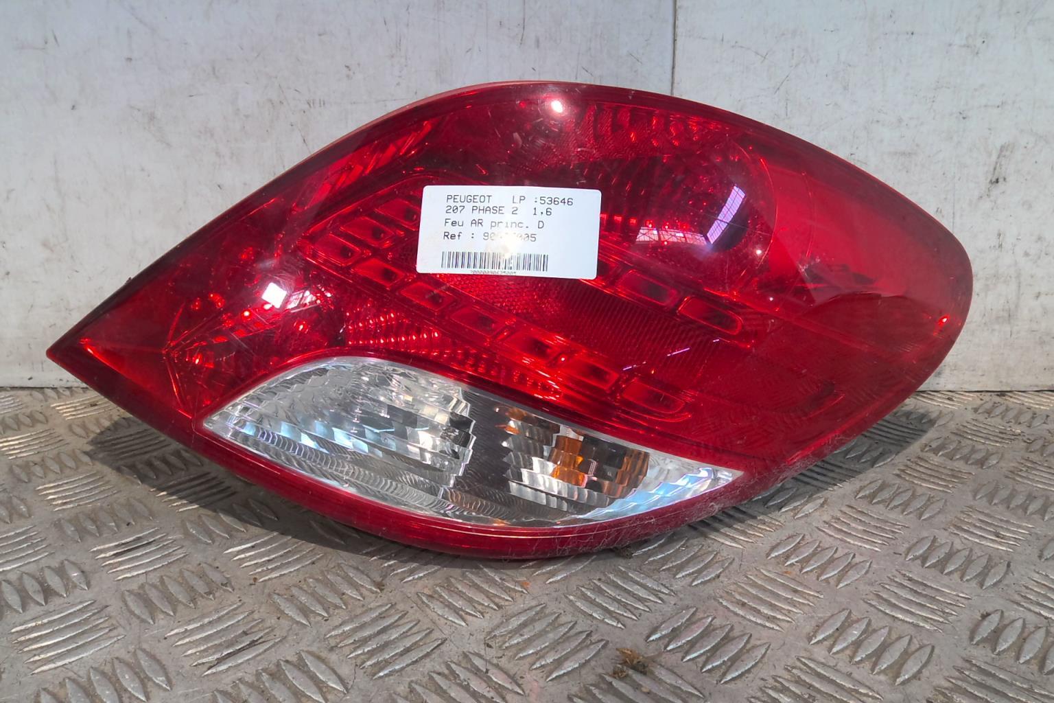 Fanale posteriore principale destro (luci) PEUGEOT 207 PHASE 2 Gasolina - 1