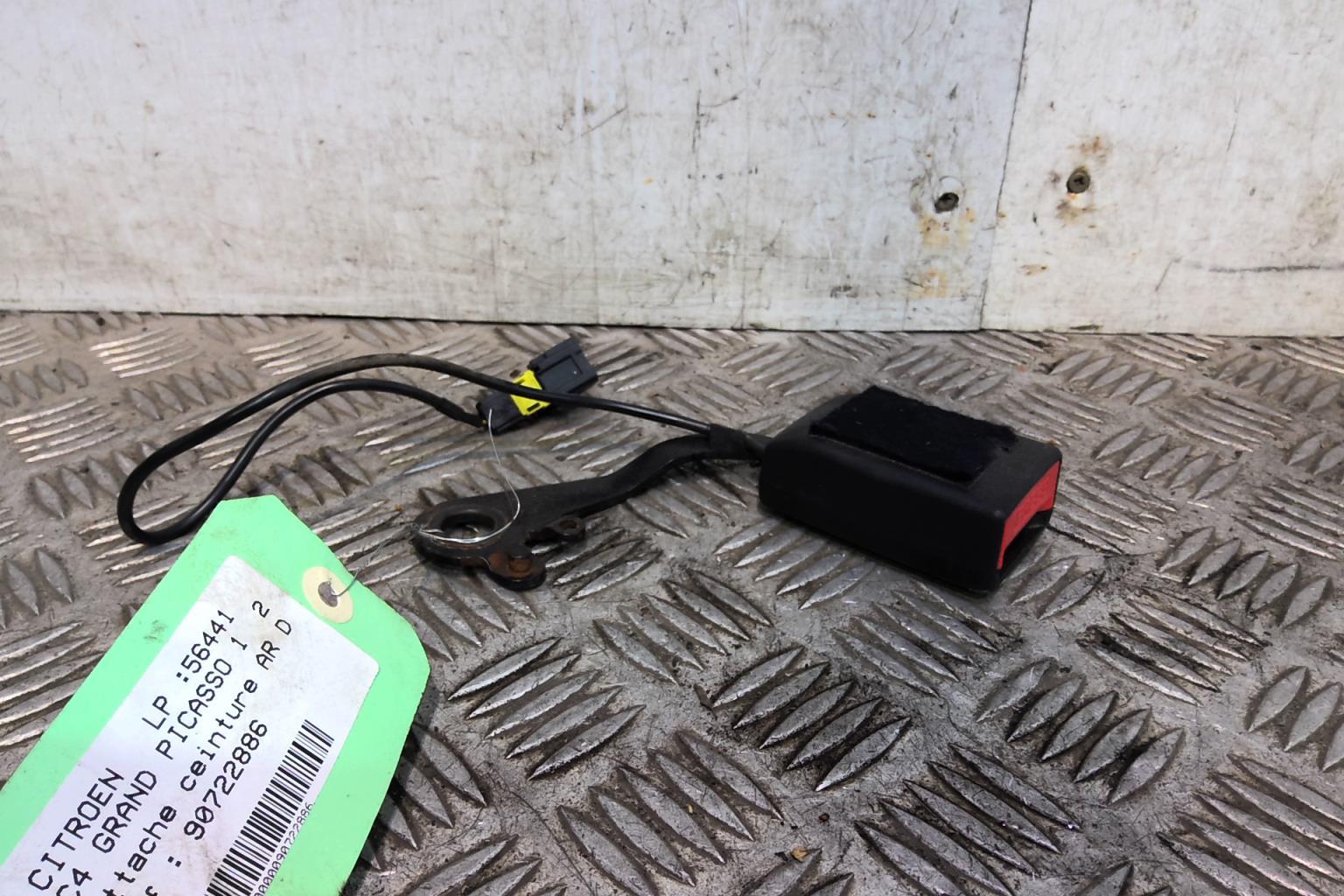 Aggancio cintura sicurezza posteriore destro CITROEN C4 GRAND PICASSO 1 Diésel - 1