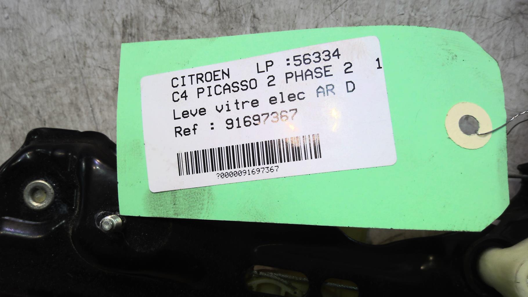 Alzacristalli elettrico posteriore destro CITROEN C4 PICASSO 2 PHASE 2 Diésel - 1