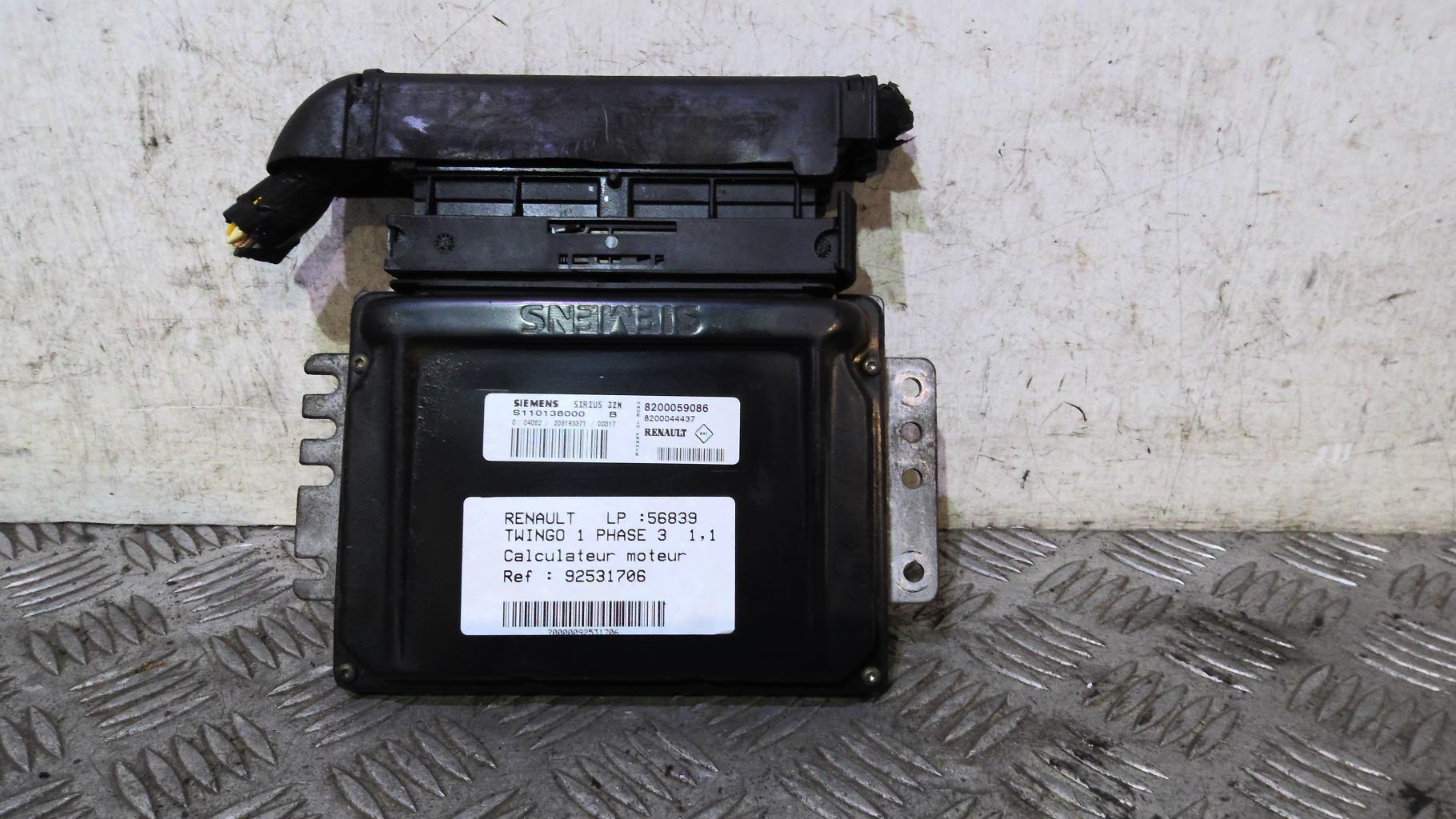 Centralina motore RENAULT TWINGO 1 PHASE 3 Gasolina - 1
