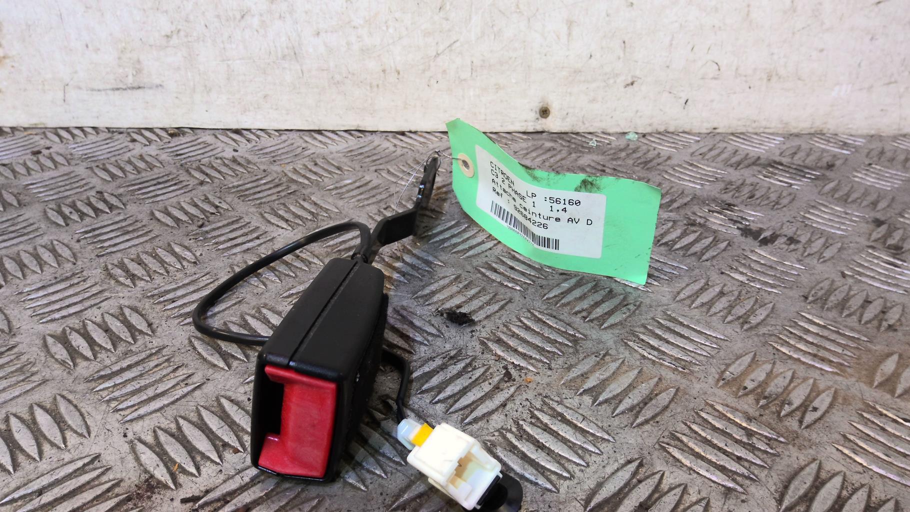 Aggancio cintura sicurezza anteriore destro CITROEN C3 2 PHASE 1 Diésel - 1