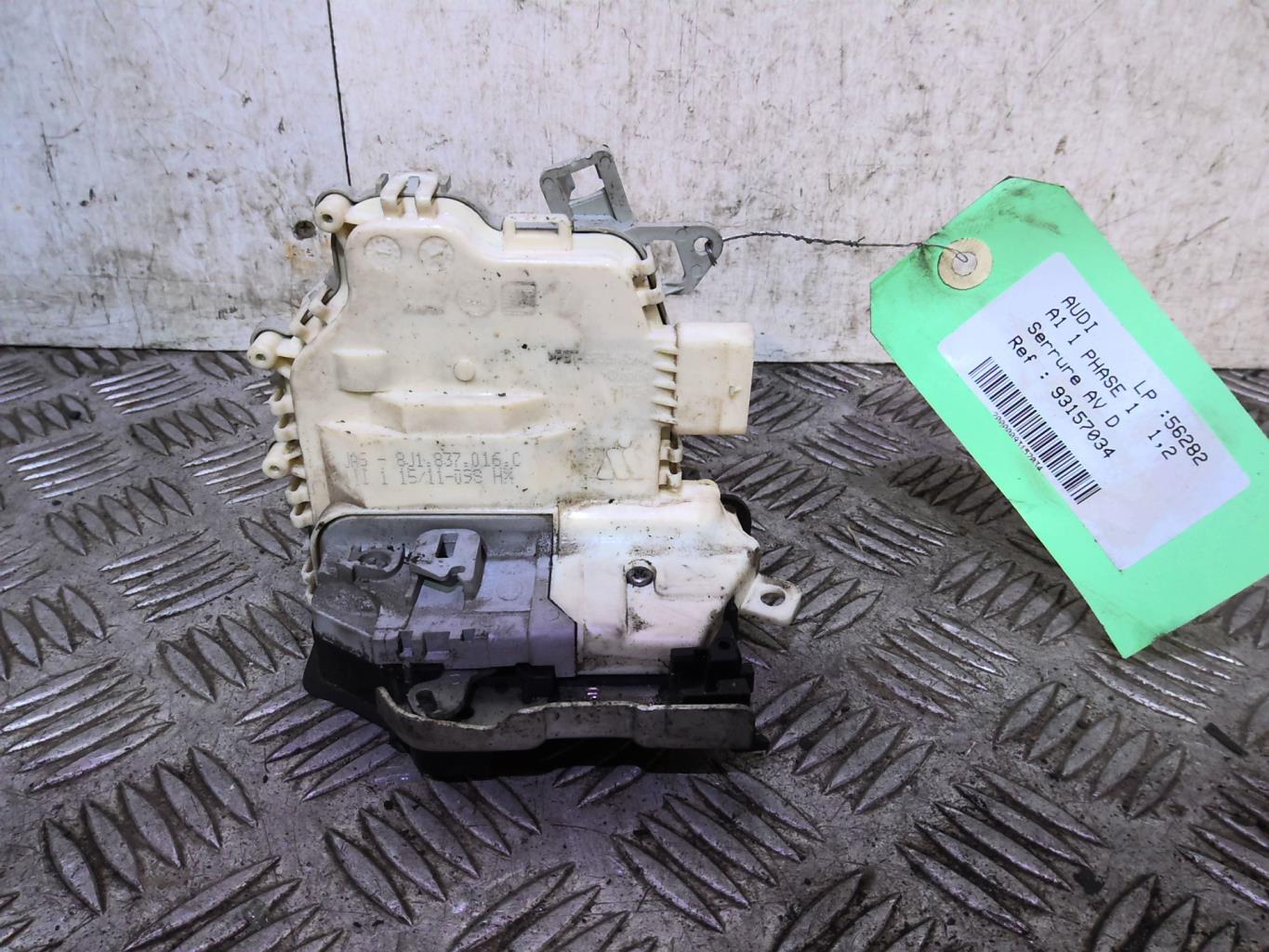 Serrure avant droit AUDI A1 1 PHASE 1 Essence - 1