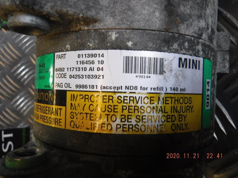 Compresseur clim MINI MINI 1 R50/R53 PHASE 1 Essence - 1