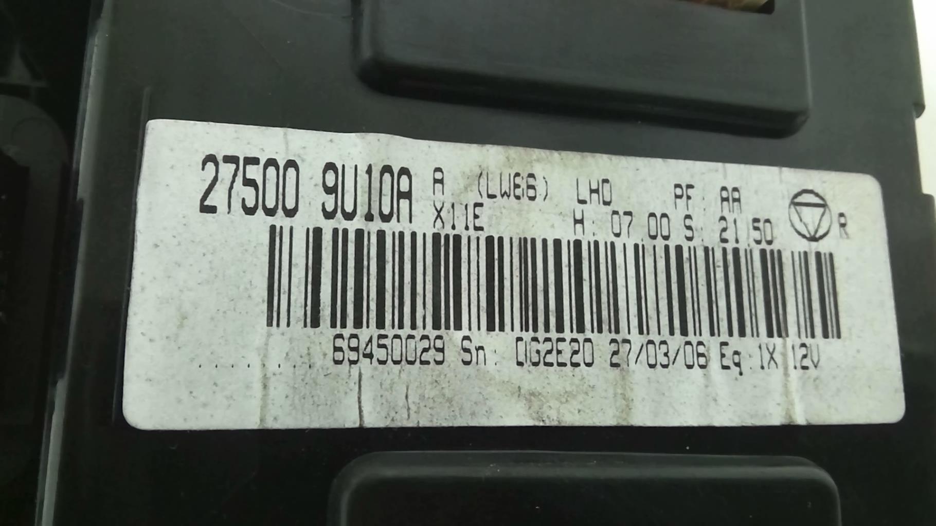 Commande chauffage NISSAN NOTE 1  - 1