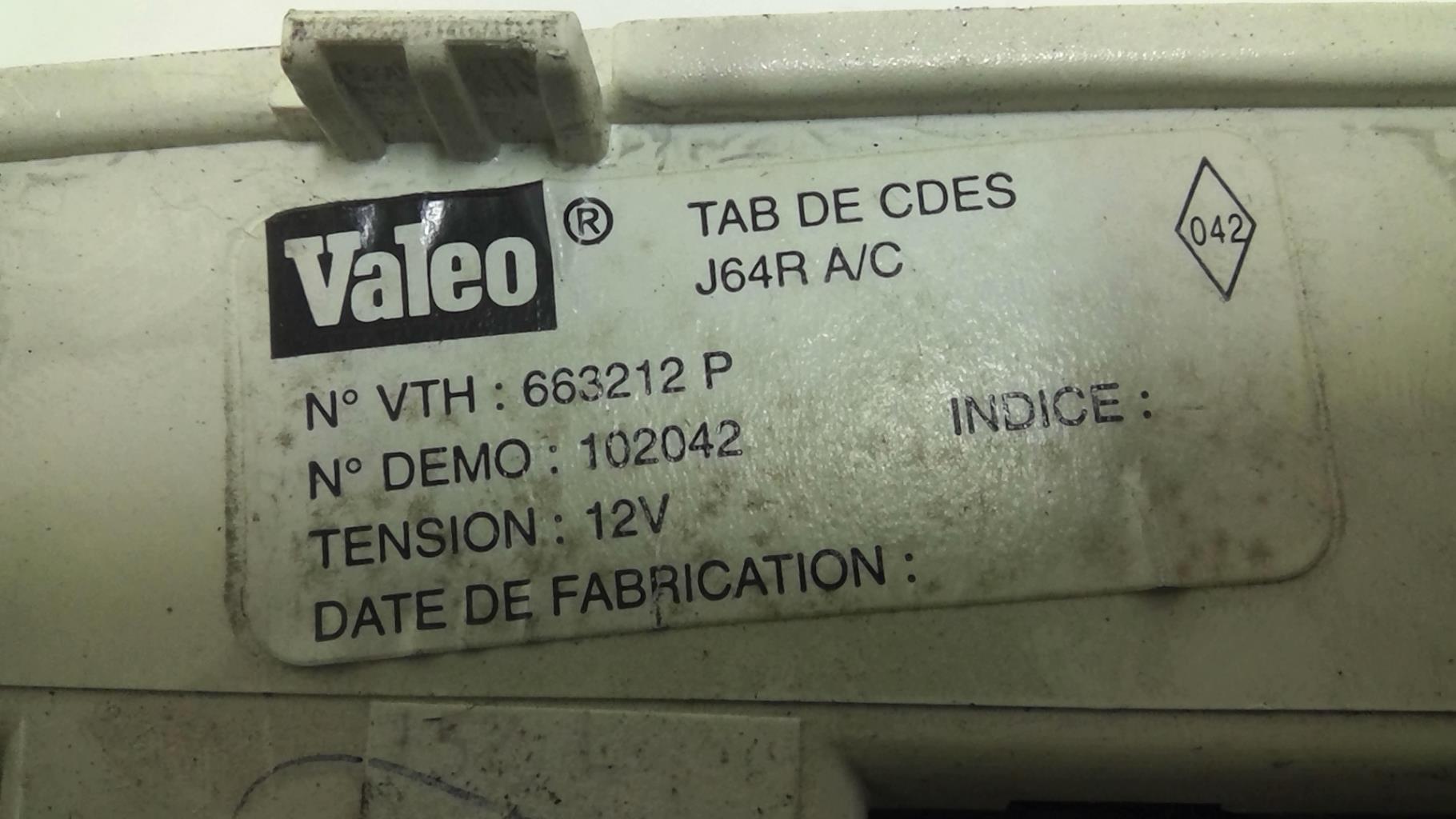 Commande chauffage RENAULT SCENIC 1 PHASE 2 Essence - 1