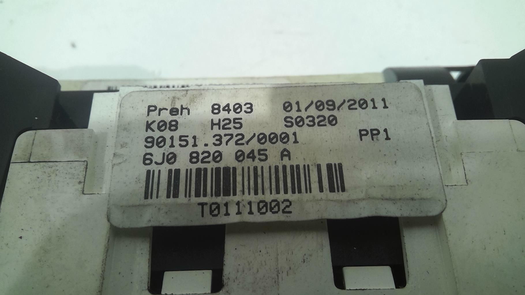Commande chauffage SEAT IBIZA 4 PHASE 1 Diesel - 1