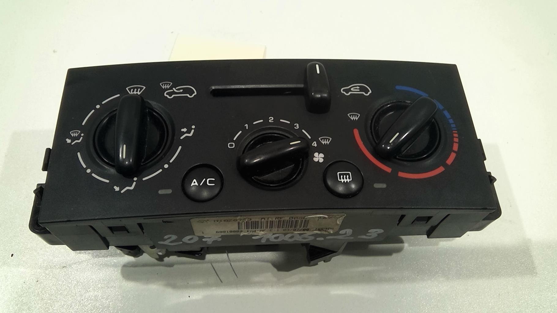 Commande chauffage PEUGEOT 207 PHASE 1 Essence - 1