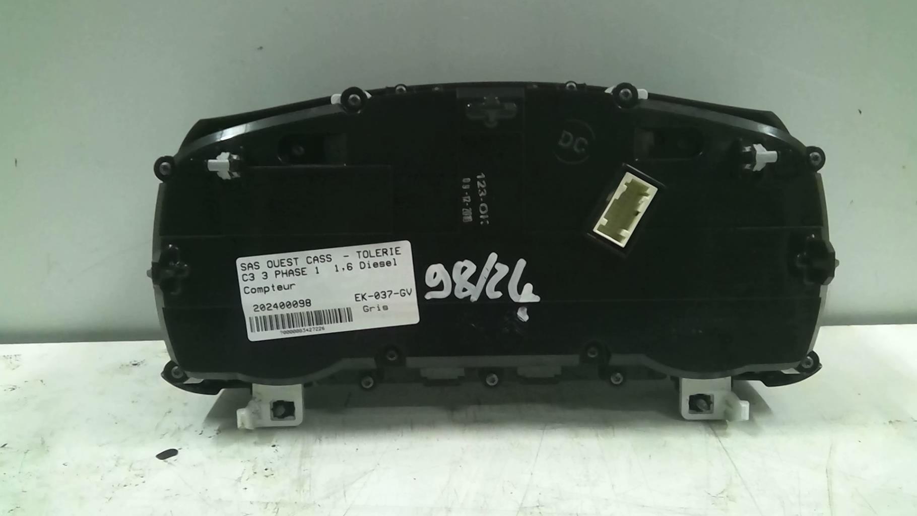 Compteur CITROEN C3 3 PHASE 1 Diesel - 1