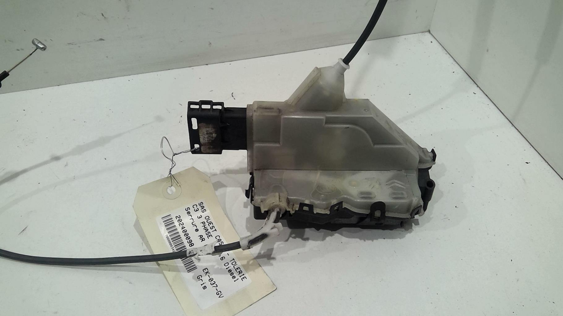 Serrure arriere gauche CITROEN C3 3 PHASE 1 Diesel - 1