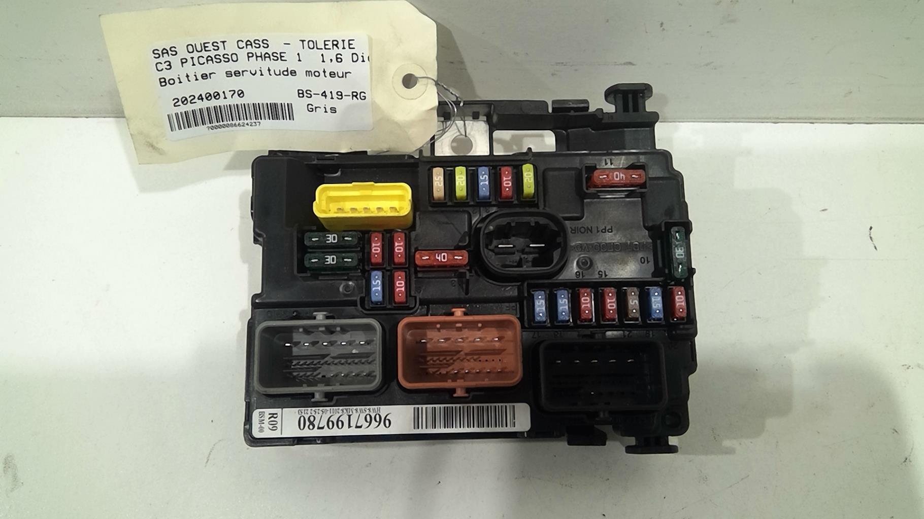 Boitier servitude moteur (BSM) CITROEN C3 PICASSO PHASE 1 Diesel - 1