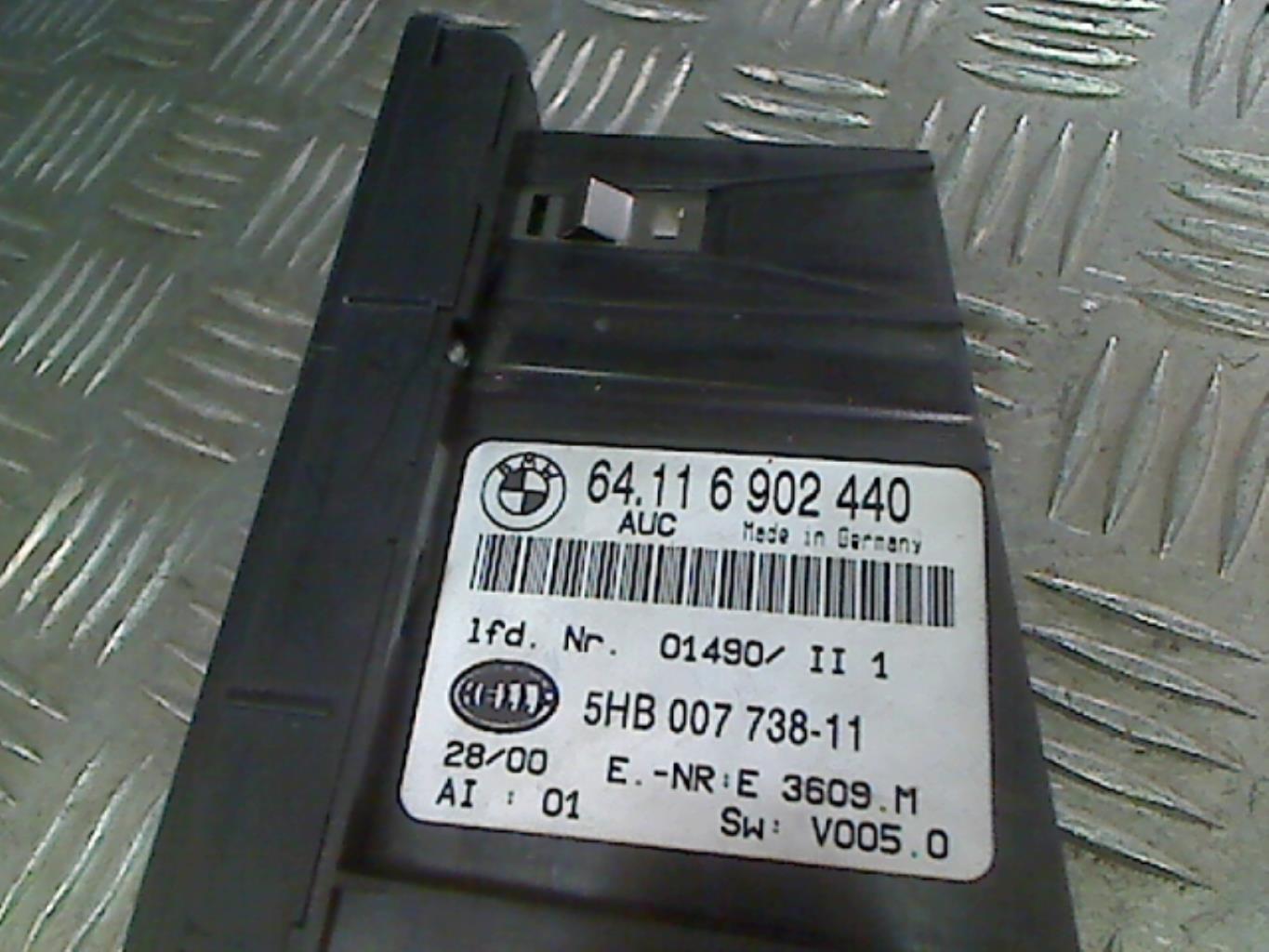 Commande chauffage BMW SERIE 3 E46 PHASE 1 Diesel - 1