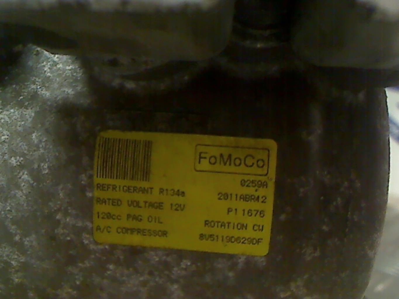 Compresseur clim FORD FIESTA 6 PHASE 1 Diesel - 1