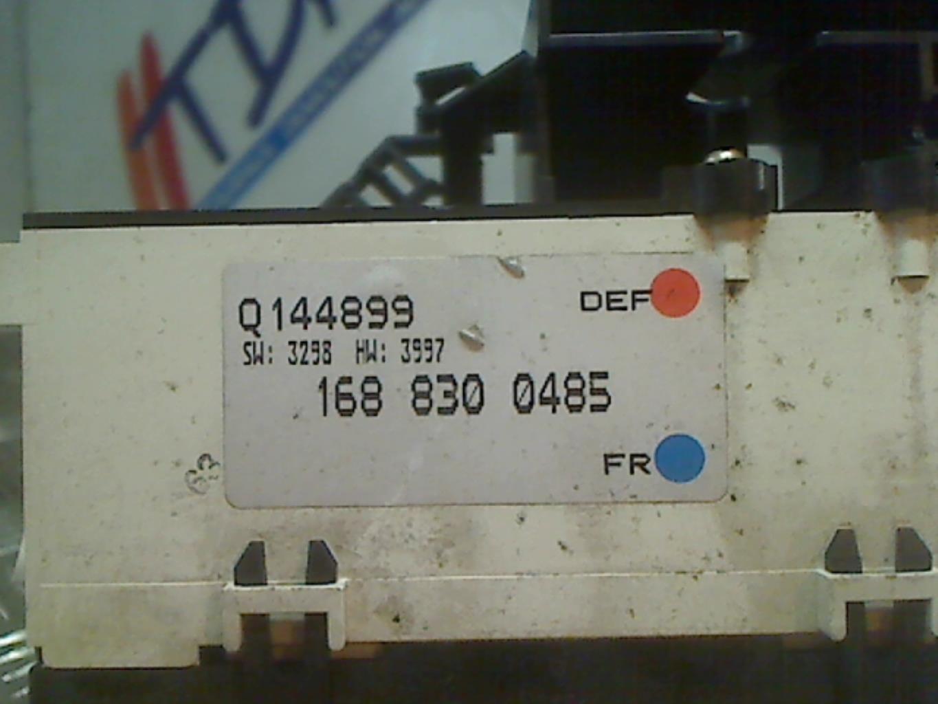 Commande chauffage MERCEDES CLASSE A 168 PHASE 1  - 1