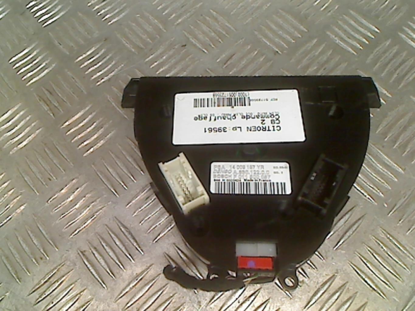 Commande chauffage CITROEN C8  - 1