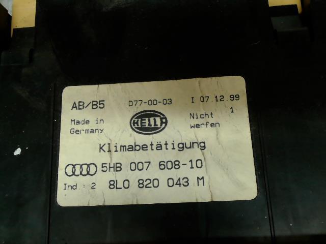 Commande chauffage AUDI A3 1 PHASE 1 Essence - 1