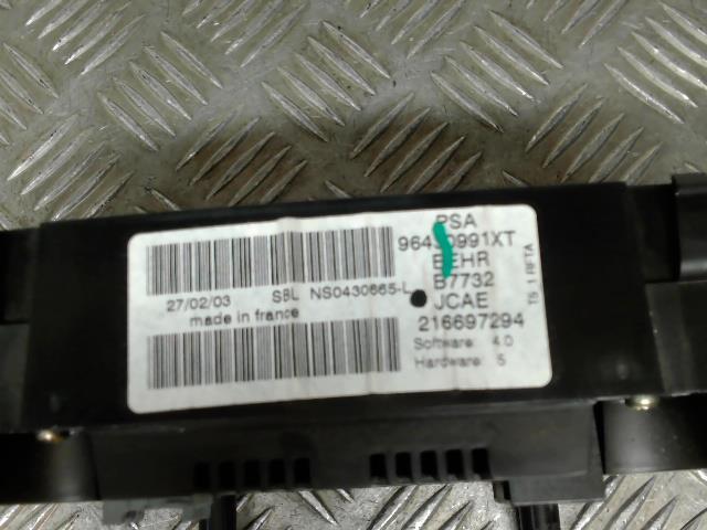 Commande chauffage PEUGEOT 307 PHASE 1 Diesel - 1