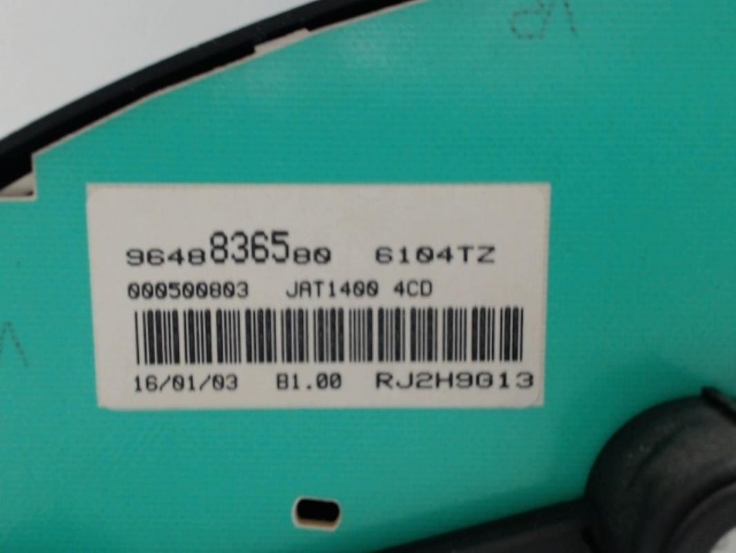 Image Compteur - PEUGEOT 206