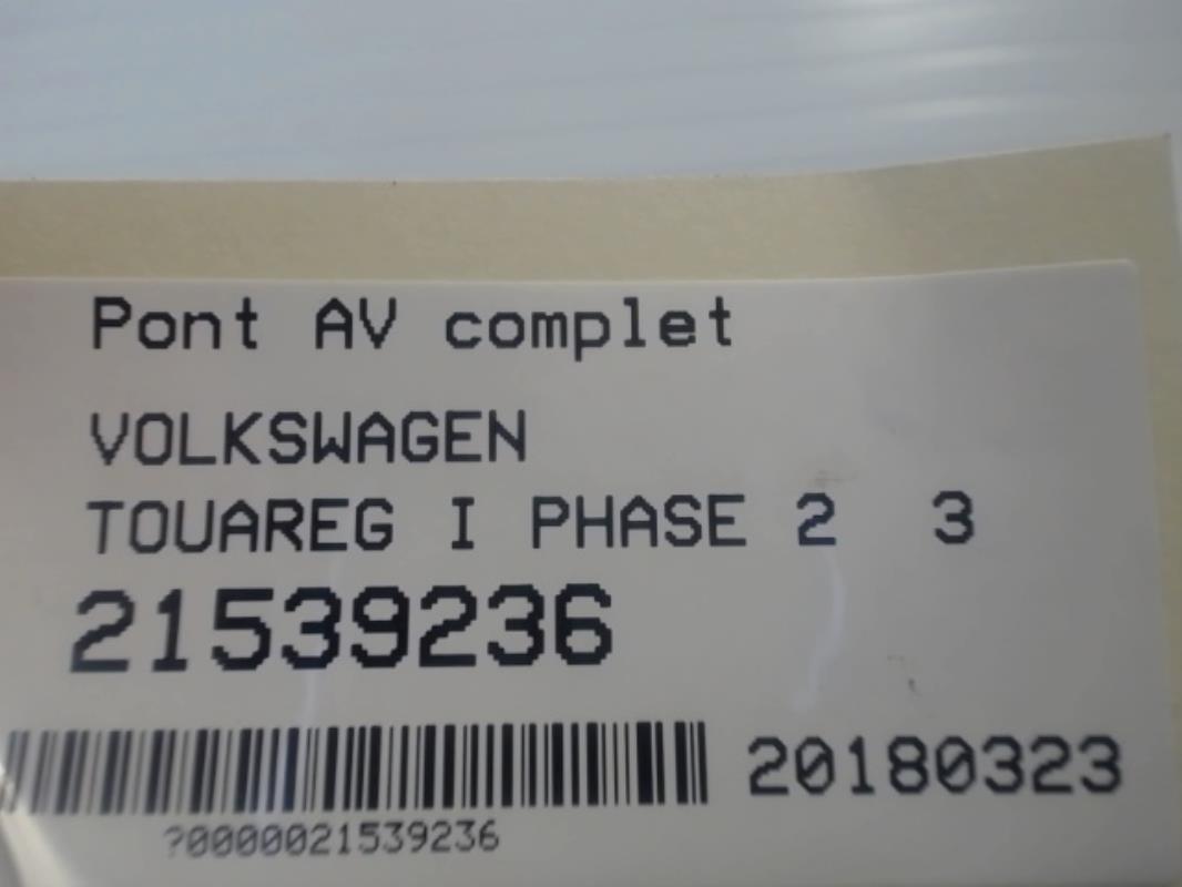 Image Pont avant complet - VOLKSWAGEN TOUAREG 1