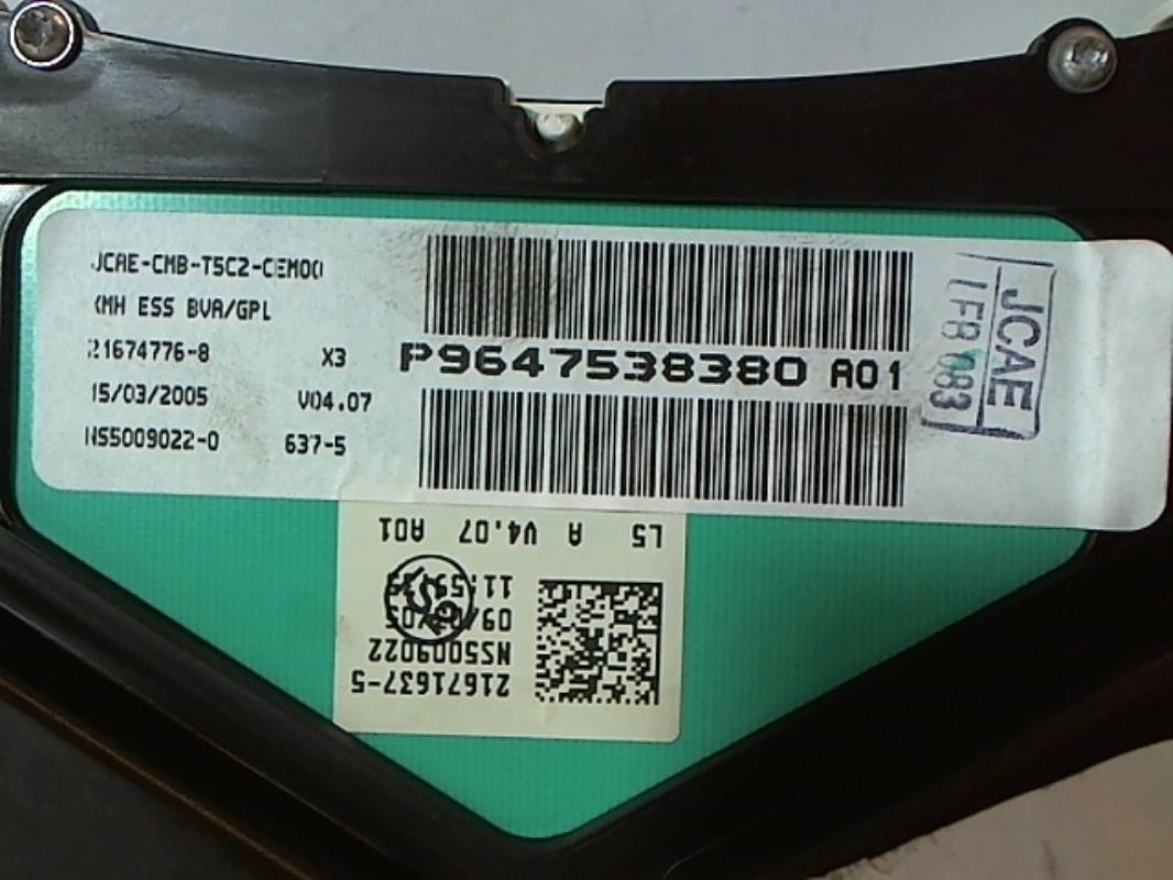 Image Compteur - PEUGEOT 307