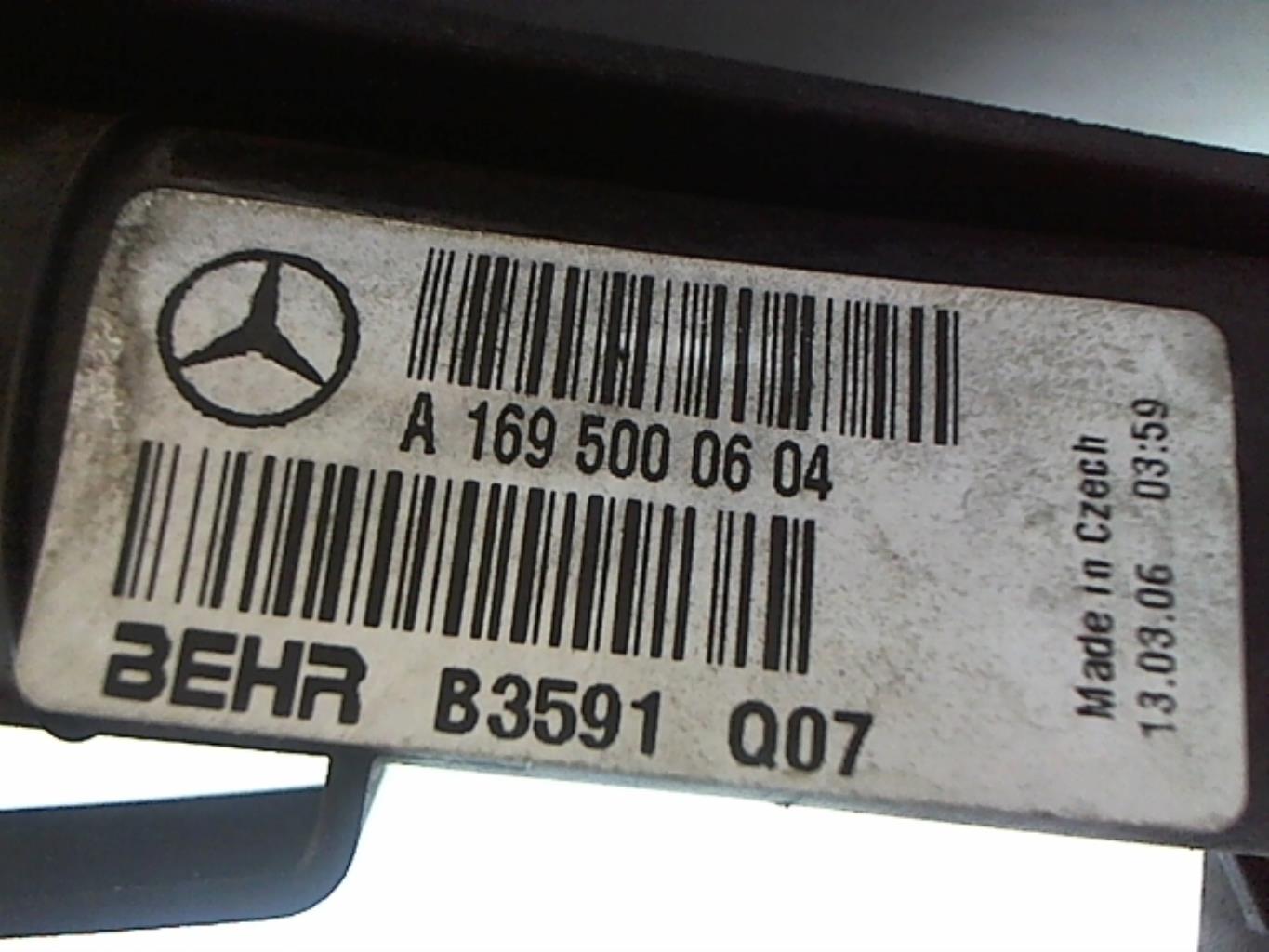 Image Radiateur eau - MERCEDES CLASSE A 169