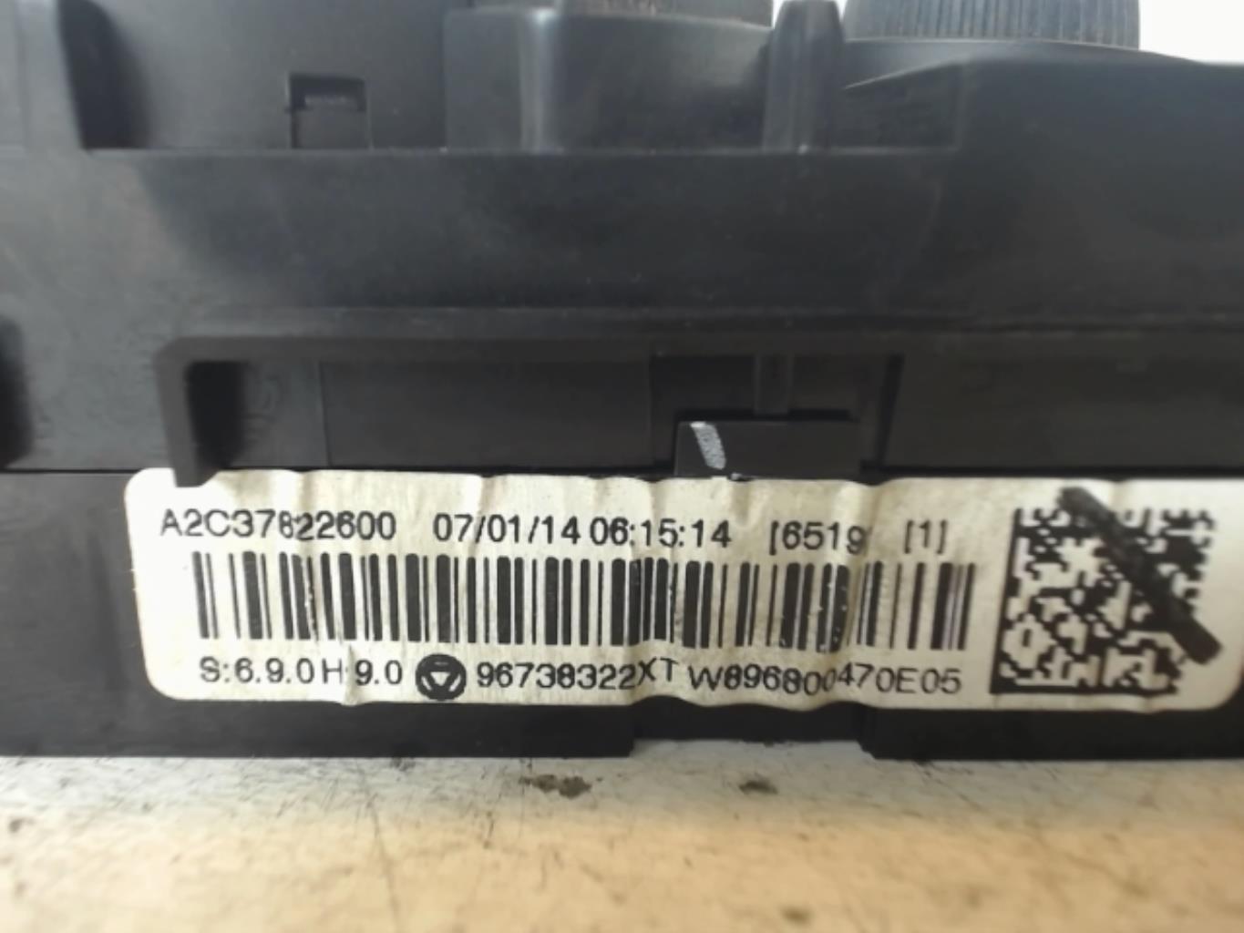 Commande chauffage PEUGEOT 3008 1 PHASE 2 Diesel | Alberdi