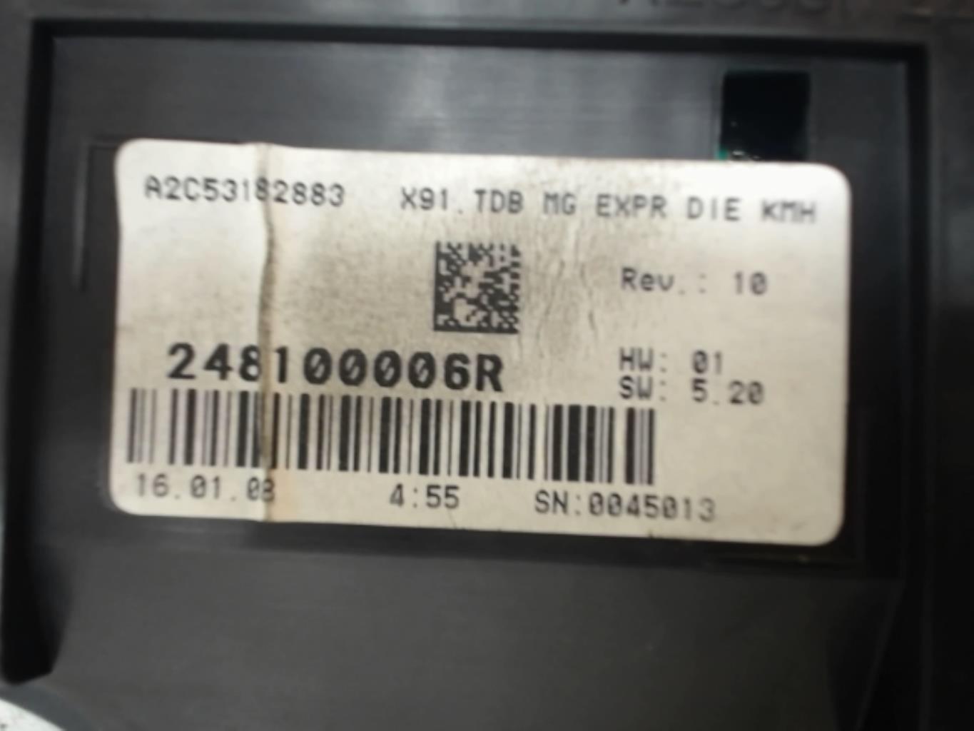 Compteur RENAULT LAGUNA 3  - 1