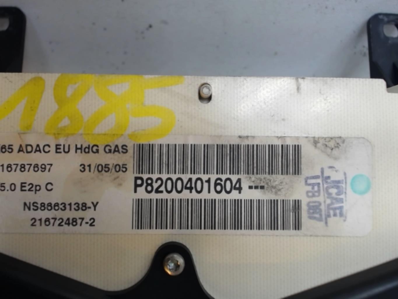 Image Compteur - RENAULT CLIO 2
