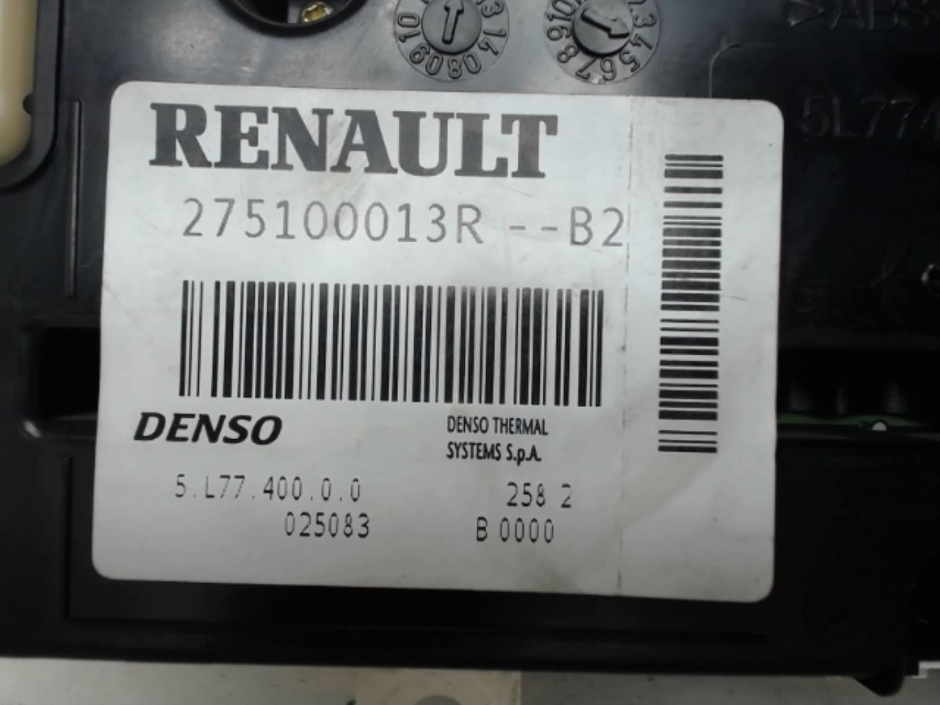 Commande chauffage RENAULT MASTER 3 PHASE 1 Diesel - 1