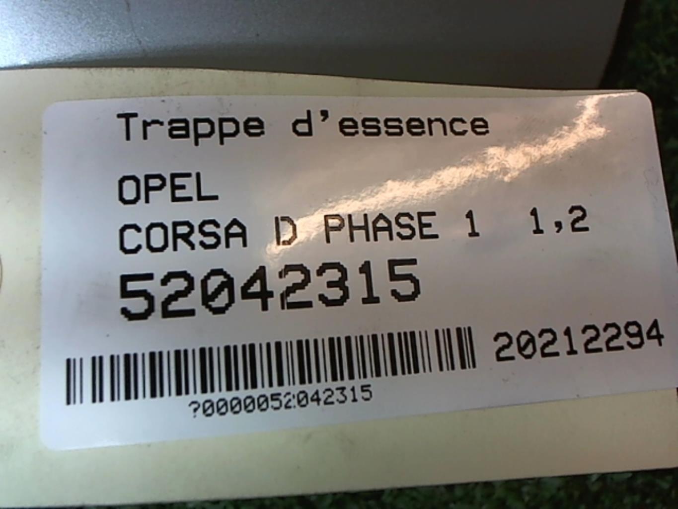 Trappe d'essence OPEL CORSA D PHASE 1 Diesel - 1