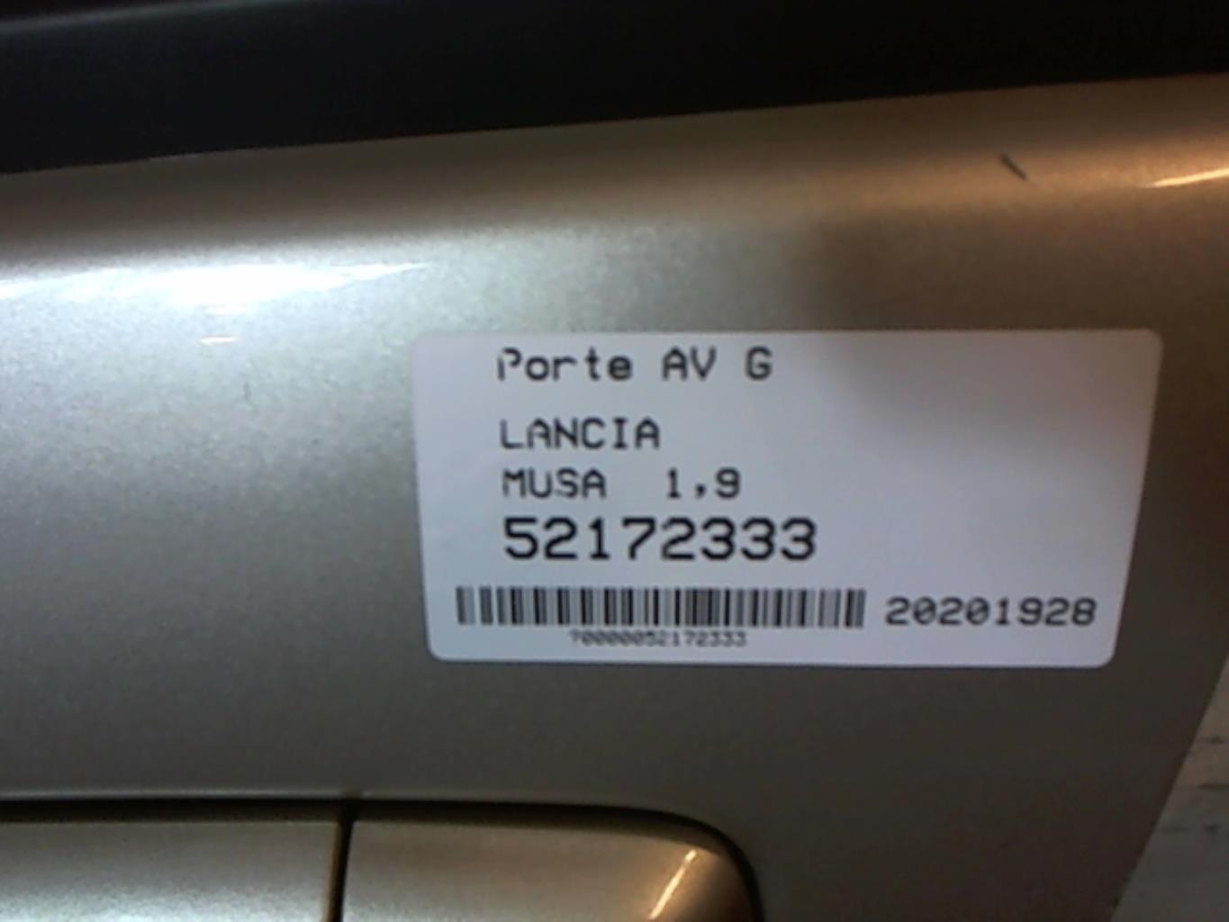 Portiera anteriore sinistra LANCIA MUSA Diésel - 1