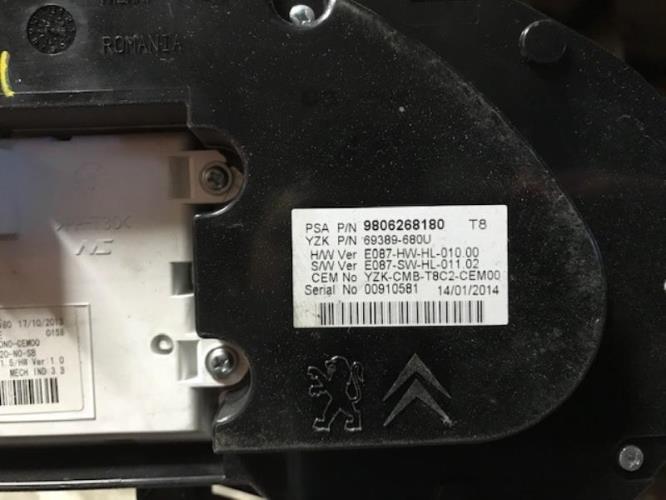 Image Compteur - PEUGEOT 3008 1
