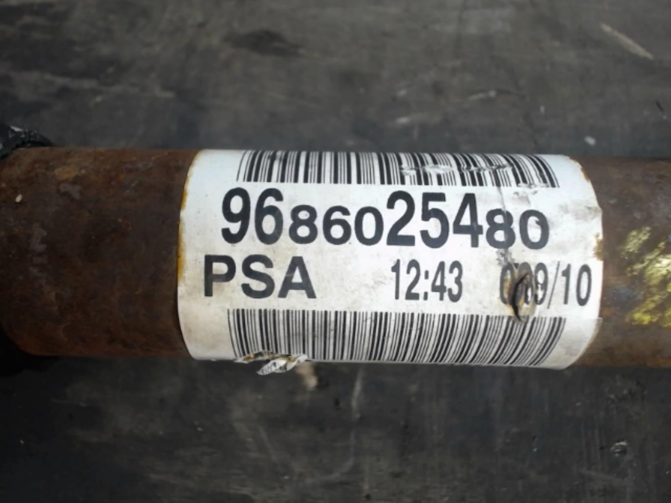Cardan droit (transmission) CITROEN C3 2 PHASE 1  - 1