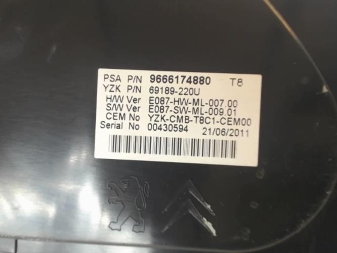 Image Compteur - PEUGEOT 3008