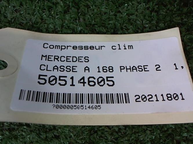 Image Compresseur clim - MERCEDES CLASSE A 168