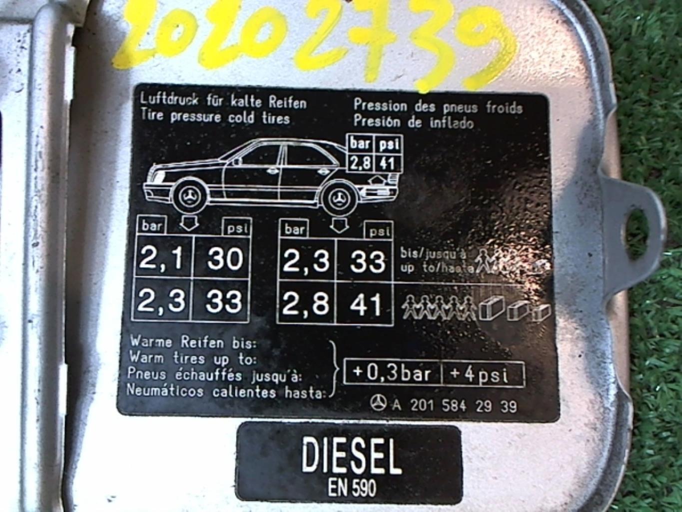 Sportello carburante MERCEDES CLASSE C 202 PHASE 2 Diésel - 1