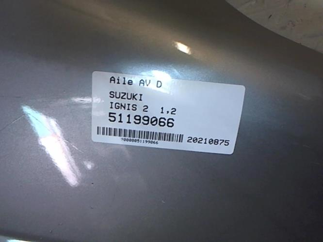 Image Aile avant droit - SUZUKI IGNIS 2