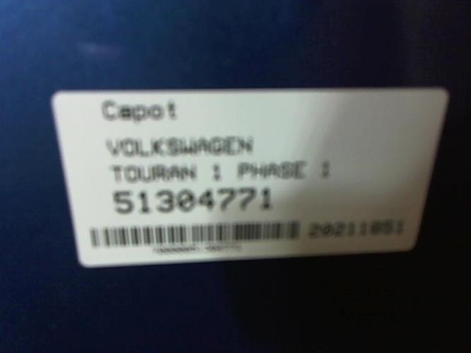 Image Capot - VOLKSWAGEN TOURAN 1