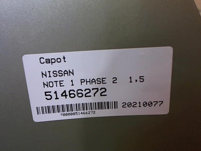 Image Capot - NISSAN NOTE 1