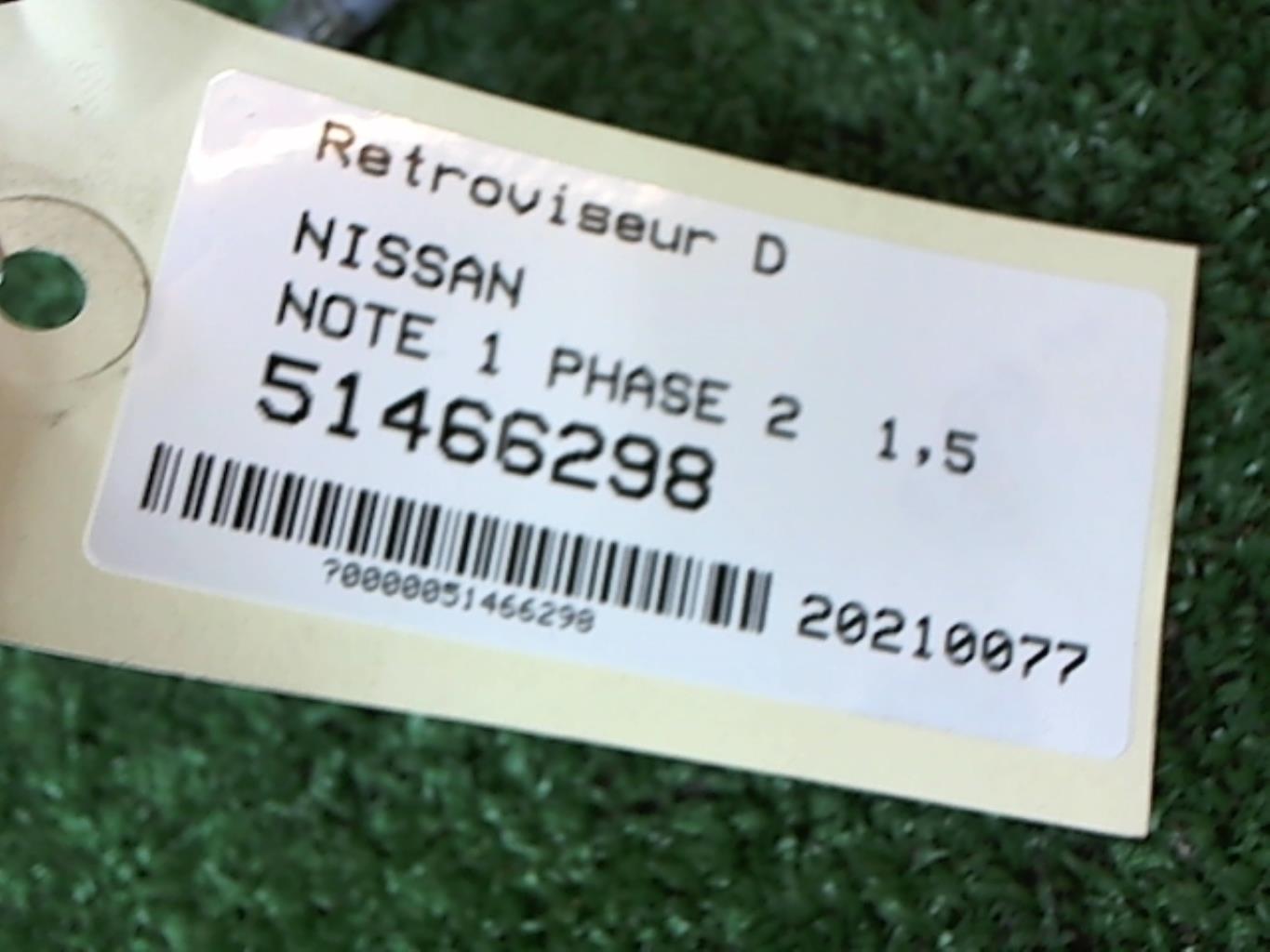 Specchietto retrovisore destro NISSAN NOTE 1 PHASE 2 Diésel - 1