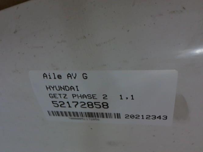 Image Aile avant gauche - HYUNDAI GETZ