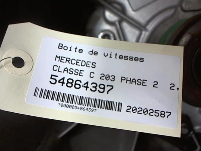 Image Boite de vitesses - MERCEDES CLASSE C 203