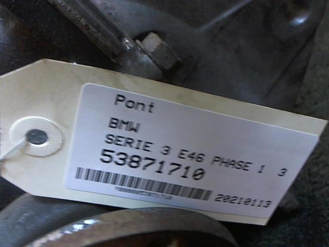 Image Pont (propulsion) - BMW SERIE 3 E46