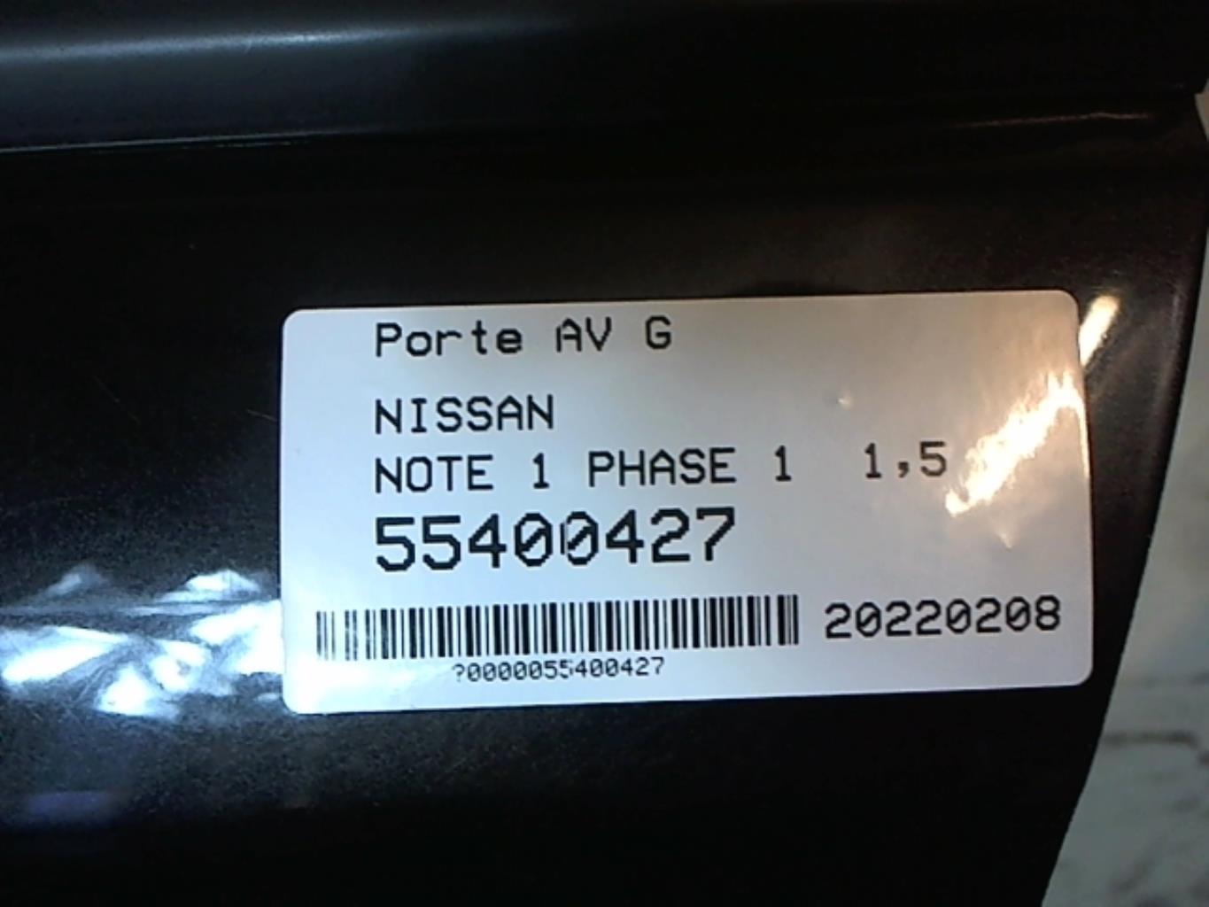 Portiera anteriore sinistra NISSAN NOTE 1 PHASE 1 Diésel - 1