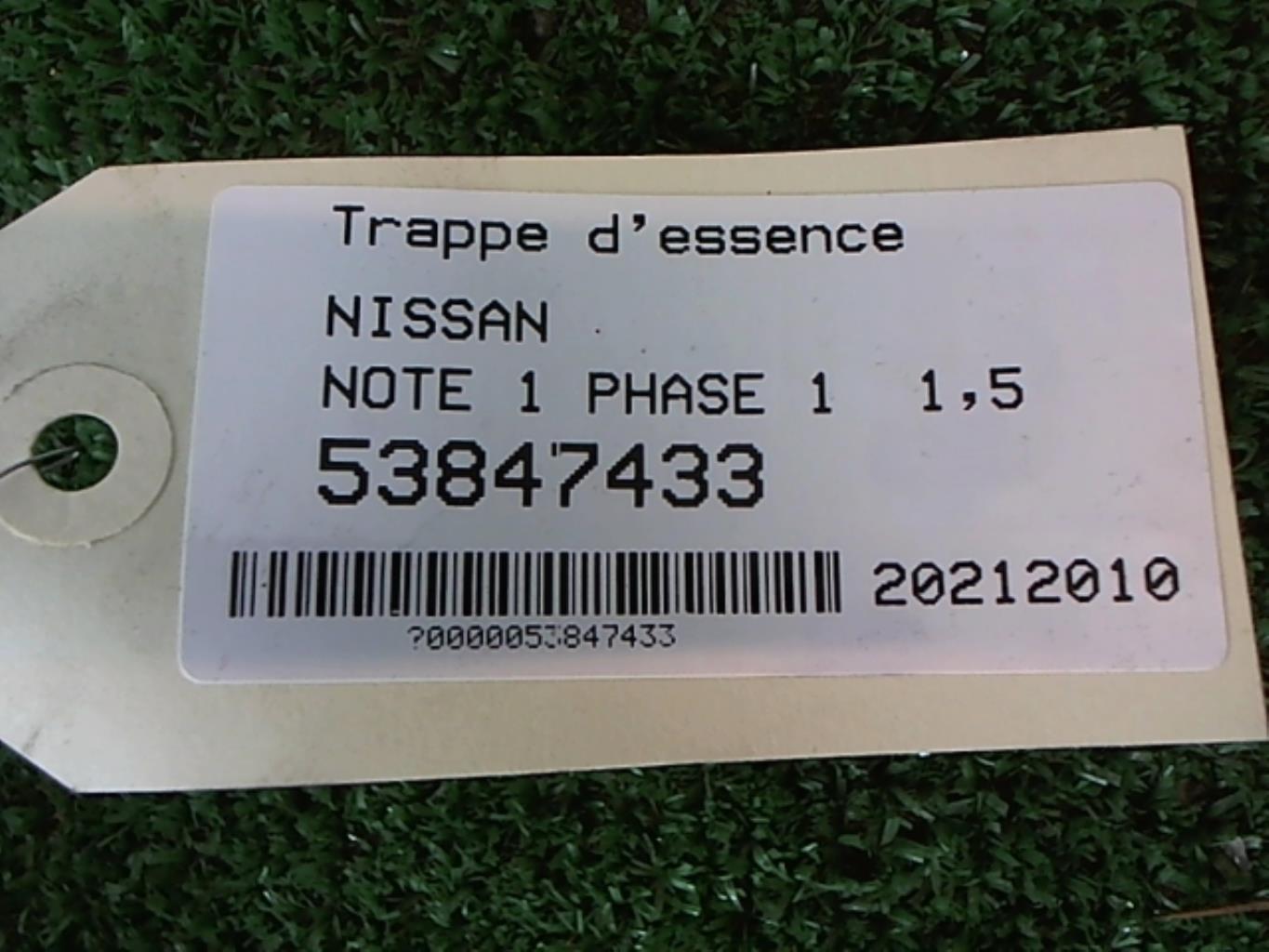 Trappe d'essence NISSAN NOTE 1 PHASE 1 Diesel - 1