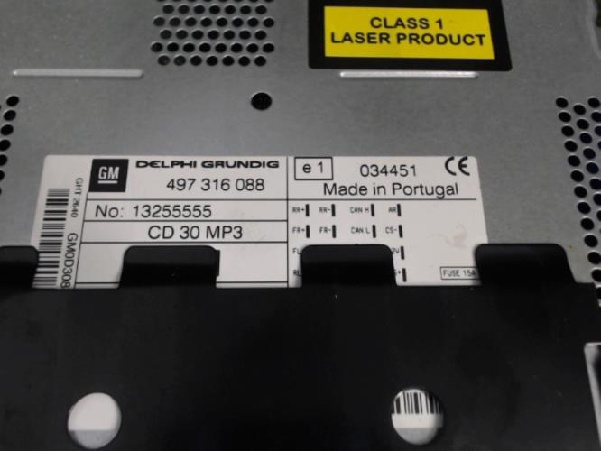 Image Autoradio d'origine - OPEL ASTRA H
