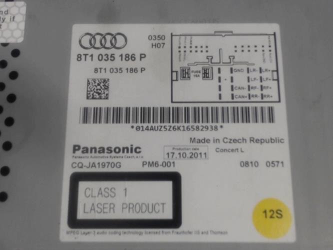 Image Autoradio d'origine - AUDI A4 3